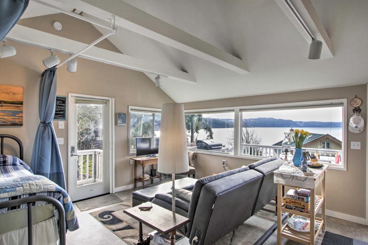 Idyllic Waterfront Cottage With Beach And Sunset Views Port Townsend Eksteriør bilde