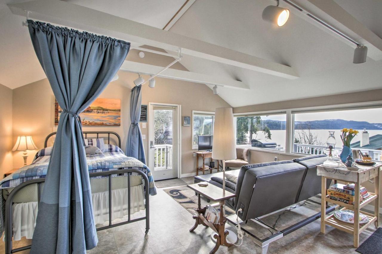 Idyllic Waterfront Cottage With Beach And Sunset Views Port Townsend Eksteriør bilde
